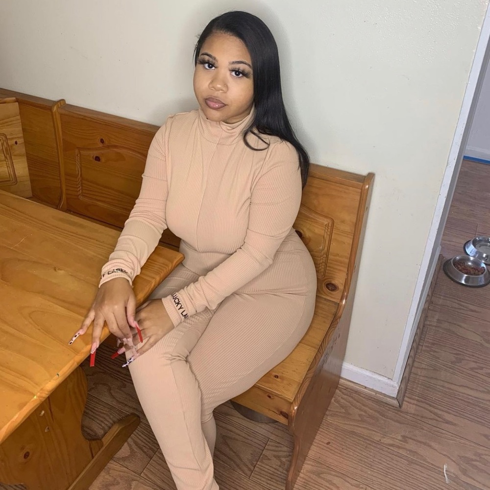 Tan Jumpsuit